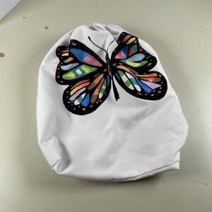 Butterfly‎ Drawstring Bag Colorful Design Travel Gym Sackpack